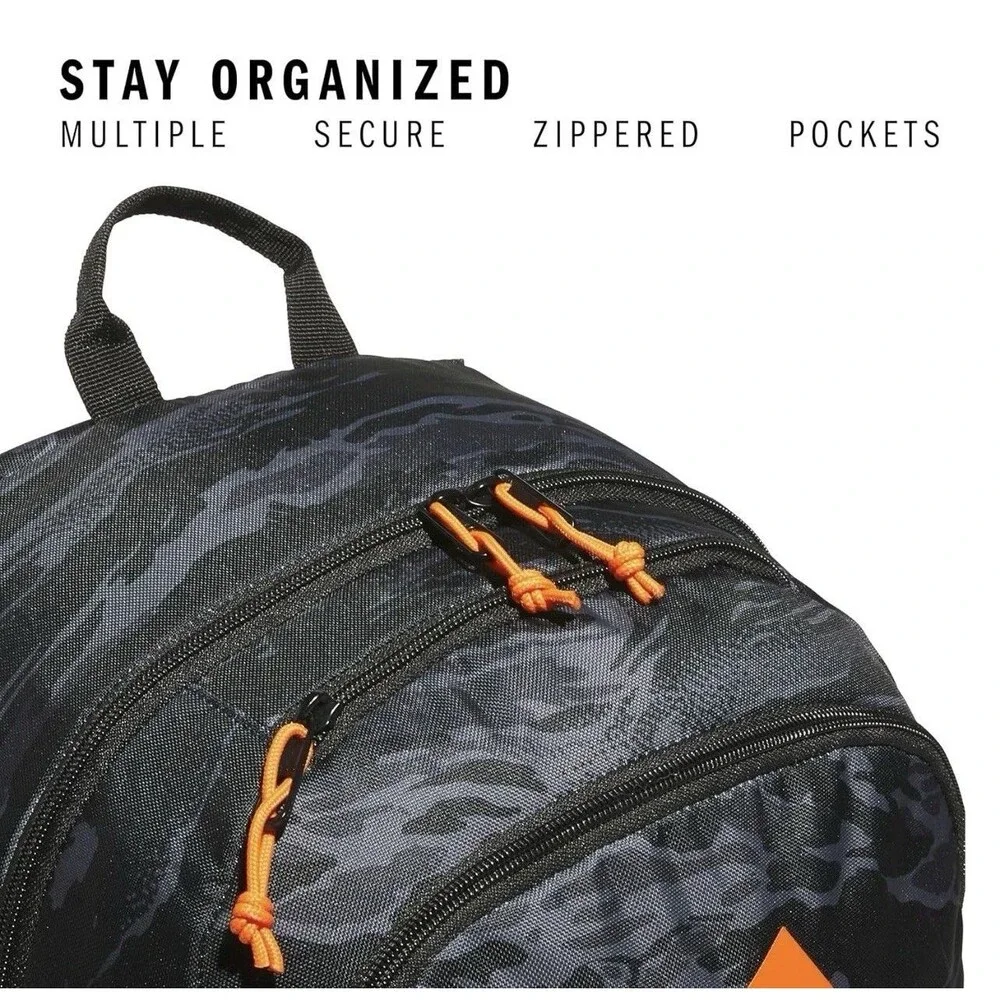 adidas Affiliate Backpack Bag Essential Camo Black/Orange